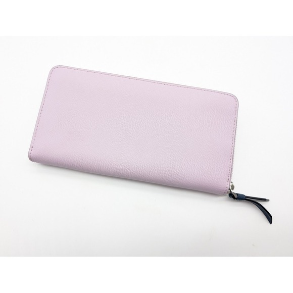 Kate Spade Cameron Zip Around Wallet Continental Saffiano Leather Lavender NWOT - Picture 3 of 9